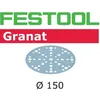 Image de Disque abrasif - FESTOOL - GRANAT STF D150 - 150mm - G80 - MULTI-JETSTREAM 2