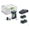Image de Perceuse-visseuse - FESTOOL - C 18 HPC 4 0 I-Plus - 2 batteries 4Ah - Chargeur rapide - Systainer SYS3