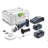 Image de Meuleuse dangle sans fil AGC 18-125 5 0 EBI-Plus - FESTOOL - avec 2 batteries 18v 5.0Ah - chargeur - sytainer - 577700