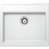 Image de SCHOCK évier avec un bac réversible VERO N100 (Blanc pure - Cristadur® Premium)