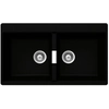 Image de SCHOCK évier avec 2 bacs HORIZONT N200 (Noir pur - Cristadur® Premium)