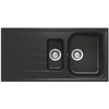 Image de SCHOCK évier avec 1 + 1/2 bac et égouttoir réversible LITHOS D150 (Anthracite - Cristalite®)