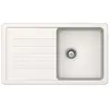 Image de SCHOCK évier avec bac et égouttoir réversible TOLEDO D100 (Blanc pure - Cristalite®)
