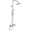 Image de Mitigeur thermostatique - IDEAL STANDARD - CERATHERM T25 - Douche en plastique - Finition chromée - 3 fonctions