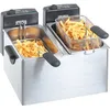 Image de Friteuse BARTSCHER BA.A165.112 2 bacs 4 litres - inox - Température variable - Gris