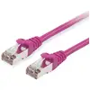 Image de Cable Reseau Cat.6 S/ftp (s-stp) Violet 10 M