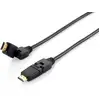 Image de Equip 119362 Câble Hdmi 2.0 Pivotant, 2,0m, Prise Pivotante, 4k/60hz
