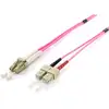 Image de Cable Fibre Optique Lc-sc Multimode Duplex Om4 1,00 M