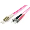 Image de Cable Fibre Optique Lc-m 0,50 M Multimode Duplex Om4