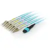 Image de Cable Fibre Optique Equip 25556807 20 M Mtp 4x Lc Om4 Cyan