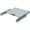Image de Plateau coulissant 1U 19 345mm gris - Etagere coulissante - Profondeur 345mm - Charge maximale : 35Kg