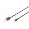 Image de Câble Micro Usb Digitus Ak-300110-018-s Noir 1,8 M