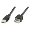 Image de Câble Extension Digitus Usb 3m Noir 480 Mbps