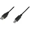 Image de Câble Usb Digitus 2.0 1 Mètre Noir Connecteur Mâle/mâle