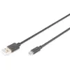 Image de Cable Usb 2.0/micro Usb Digitus 1 M Noir