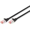 Image de Digitus. Câble Patch. Cat6. S-ftp. me En Cuivre Flexible. Awg27/7. Lszh - Low Smoke Zero Halogen. Noir. 5 M