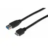 Image de Câble Usb Vers Micro Usb Digitus Ak-300117-003-s Noir 25 Cm