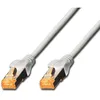 Image de Câble patch RJ45 LSOH AWG 27-7 CAT 6 S-FTP Blindé Bt Rouge 25 m Gris - DIGITUS