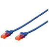 Image de Cordon de raccordement - DIGITUS - CAT 6 - 5 m - UTP - Bleu