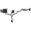 Image de Support triple écran - DIGITUS - DA-90363 - Fixation par pince - 2 bras articulés - Vérin à gaz