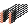 Image de Câble Réseau Digitus Cat6 S/ftp Revêtement Lszh 2 Mètres Noir
