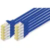 Image de Cable Reseau Digitus Cat 6a S/ftp, Lot De 10, 25 Cm - Bleu
