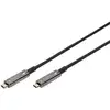 Image de Câble Usb Type-c Aoc Noir Pour Transfert Audio Et Vidéo