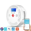 Image de Détecteur de monoxyde de carbone capteur de surveillance de gaz portable avertissement dalarme dempoisonnementversion WiFi