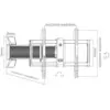 Image de Support Mural Speaka Professional 94 Cm (37") - 177,8 Cm (70") Inclinable Et Pivotant