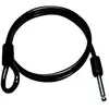 Image de Câble antivol Trelock ZR310 à10mm x 1,50m comp fer à cheval noir