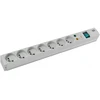Image de BACHMANN Multiprise 19'' 333.838 7 prises avec interrupteur et parasurtenseur
