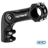 Image de Potence réglable Ergotec Octopus Ahead 50 alu noir 0/+60° - Mixte - Adulte
