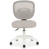 Image de Chaise de bureau enfant MAYLA Gris Réglable en hauteur sans Accoudoirs Assise Rembourrée Confortable
