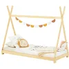 Image de Lit montessori tipi ELIN 90 x 190 cm lit cabane enfant en pin massif vernis naturel