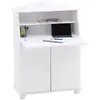 Image de Bureau secrétaire david, lasuré blanc