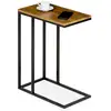 Image de Table d'appoint rectangulaire debora, en métal - coloris vintage noir