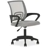 Image de Chaise de bureau ergonomique JAKE Gris Réglable en hauteur avec Accoudoirs Assise Rembourrée Confortable