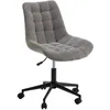 Image de Chaise De Bureau Vasilo En Velours Côtelé Gris