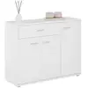 Image de Buffet salle à manger coraline l 88 cm - blanc