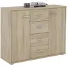 Image de Buffet salle à manger elodie l 89 cm - coloris chêne sonoma