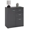 Image de Buffet salle à manger remy l 60 cm - gris