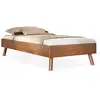 Image de Lit futon karri 90 x 200 cm, en bois massif - coloris châtaignier