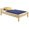 Image de Lit en pin massif MARIE 100x200 cm lit simple pour enfant avec tête de lit en vernis naturel