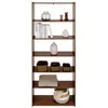 Image de Etagère REGALE H 200 cm rangement sur pied avec 7 niveaux en bois massif coloris châtaignier