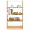 Image de Etagère en pin regale, 5 tablettes, vernis naturel