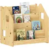 Image de Bibliothèque enfant bruno en pin massif coloris naturel