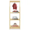 Image de Étagère à vêtement Enfant SALLY en Pin Massif Dressing Enfant avec Tringle à Vêtements Penderie Enfant Montessori Coloris naturel