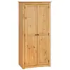 Image de Armoire cancun avec 2 portes, en pin massif finition teintéecirée