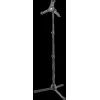 Image de Pied pour tablette - K&M 19793 - Noir - Hauteur réglable 70-155 cm