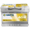 Image de Batterie Start-Stop VARTA A7 SILVER dynamic AGM XEV Ready 12V 70Ah 760A